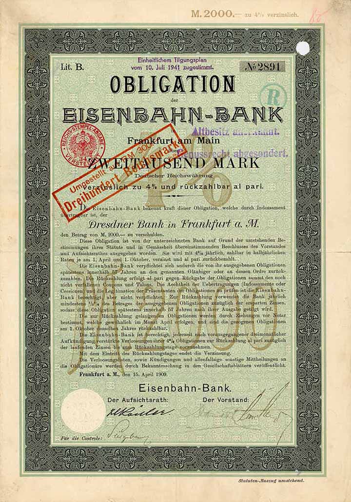 Eisenbahn-Bank