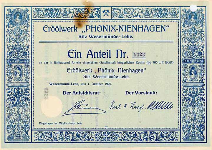 Erdölwerk "Phönix-Nienhagen"