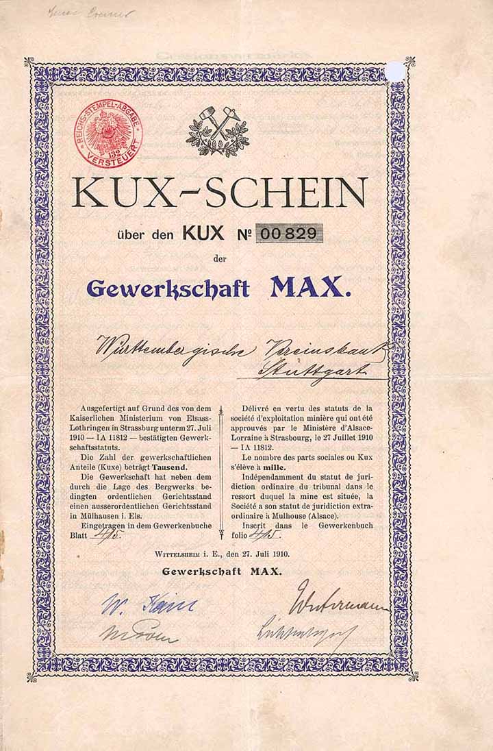 Gewerkschaft Max