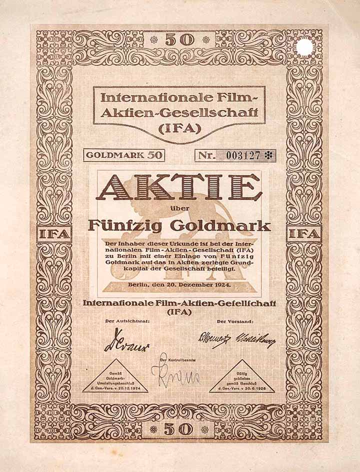 Internationale Film-AG (IFA)