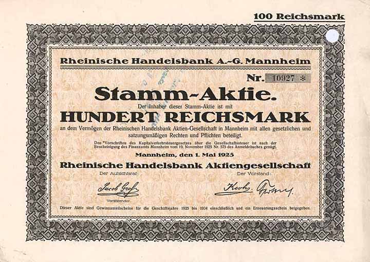 Rheinische Handelsbank AG