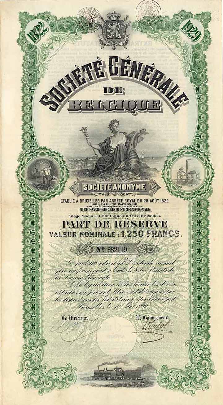 Société Générale de Belgique S.A.