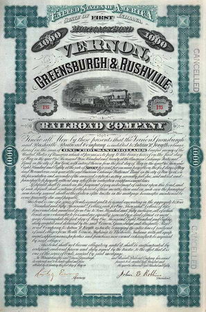 Vernon, Greensburgh & Rushville Railroad
