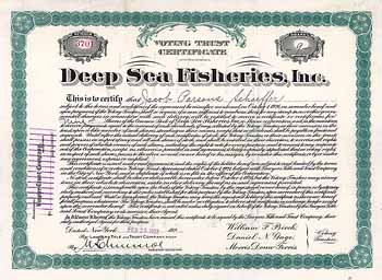 Deep Sea Fisheries