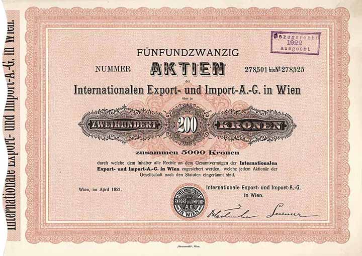 Internationale Export- und Import-AG