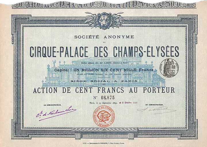 S.A. du Cirque-Palace des Champs-Élysées