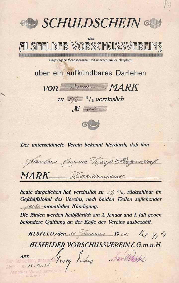 Alsfelder Vorschussverein e.G.m.u.H.