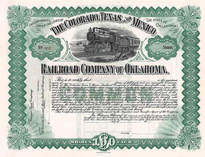 Colorado, Texas & Mexico Railroad Co. of Oklahoma