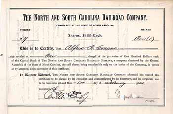 North & South Carolina Railroad