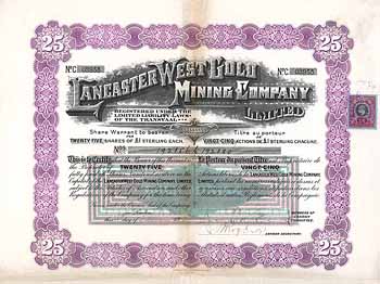 Lancaster West Gold Mining Co.