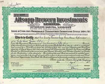 Allsopp Brewery Investments Ltd.