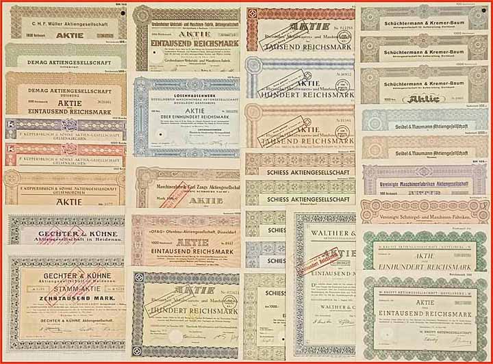 Branchen Konvolut Deutschland Maschinenbau (31 Stück)