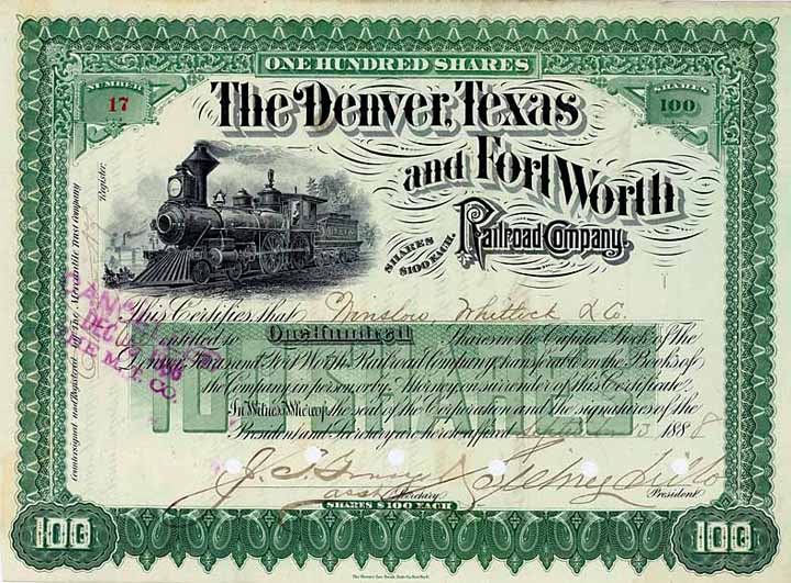 Denver, Texas & Fort Worth Railroad