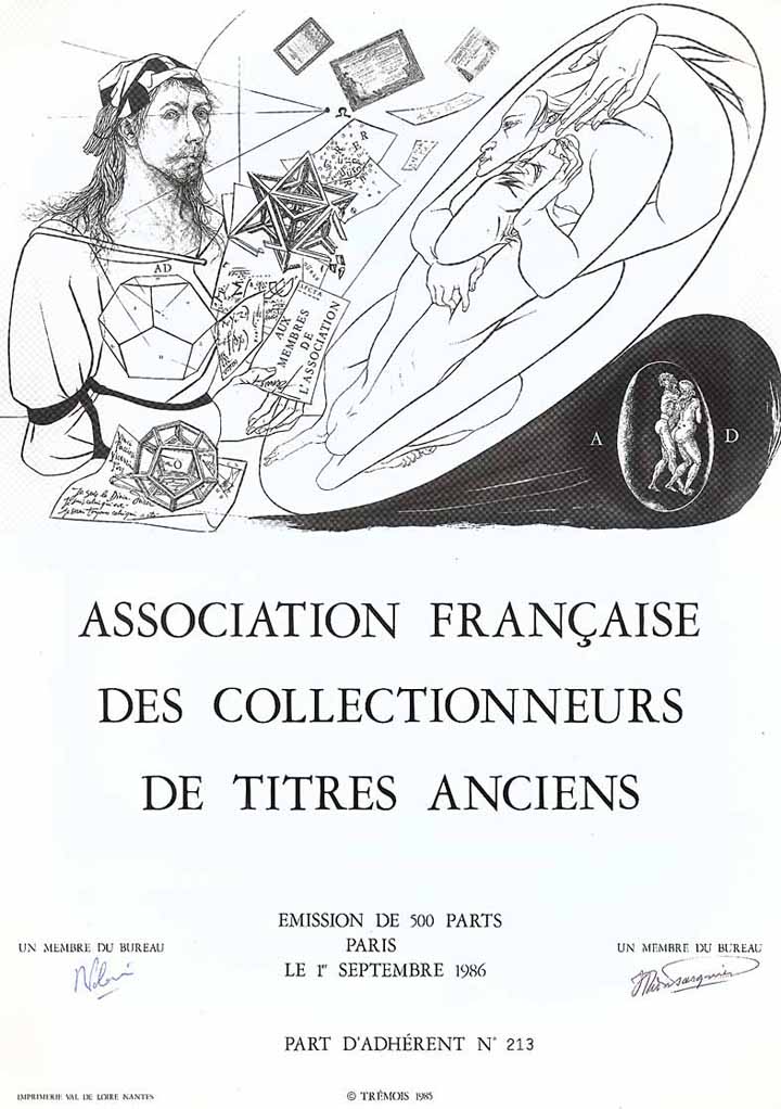 Association Francaise des Collectionneurs de Titres Anciens