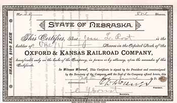 Oxford & Kansas Railroad