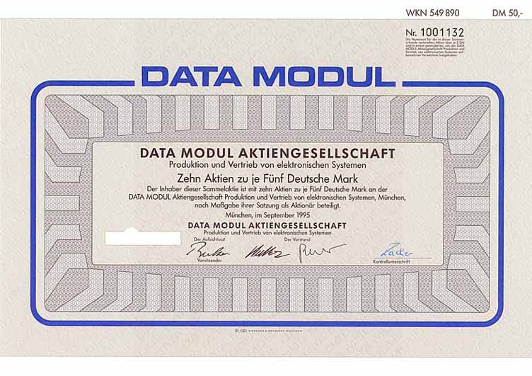 Data Modul AG Produktion und Vertrieb elektronischer Systeme