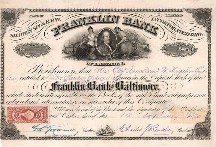 Franklin Bank of Baltimore, Md.