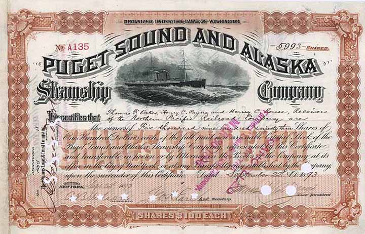 Puget Sound & Alaska Steamship Co.