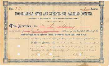 Monongahela River & Streets Run Railroad