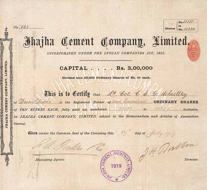 Jhajha Cement Co.