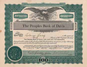 Peoples Bank of Davis