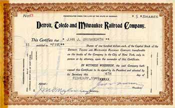 Detroit, Toledo & Milwaukee Railroad