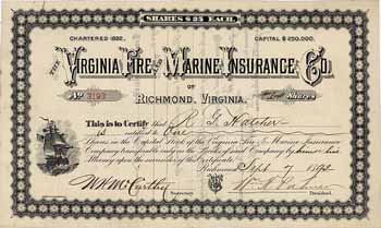 Virginia Fire and Marine Insurance Co.