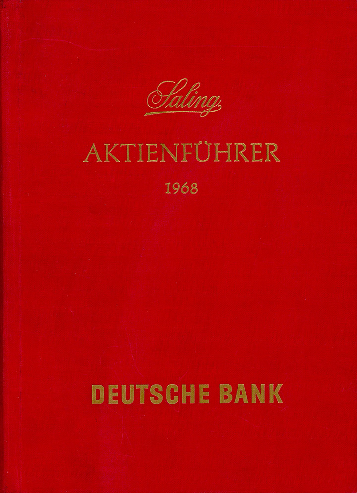 Saling Aktienführer 1968