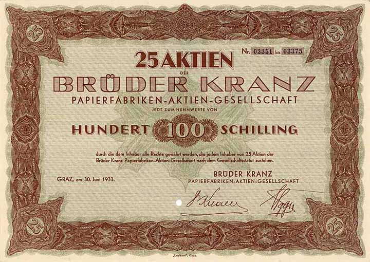 Brüder Kranz Papierfabriken-AG