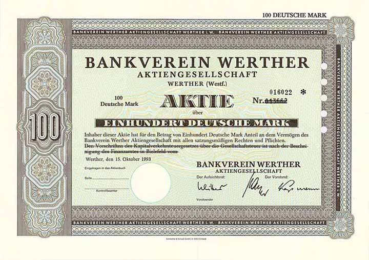 Bankverein Werther AG