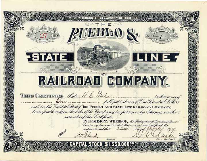 Pueblo & State Line Railroad