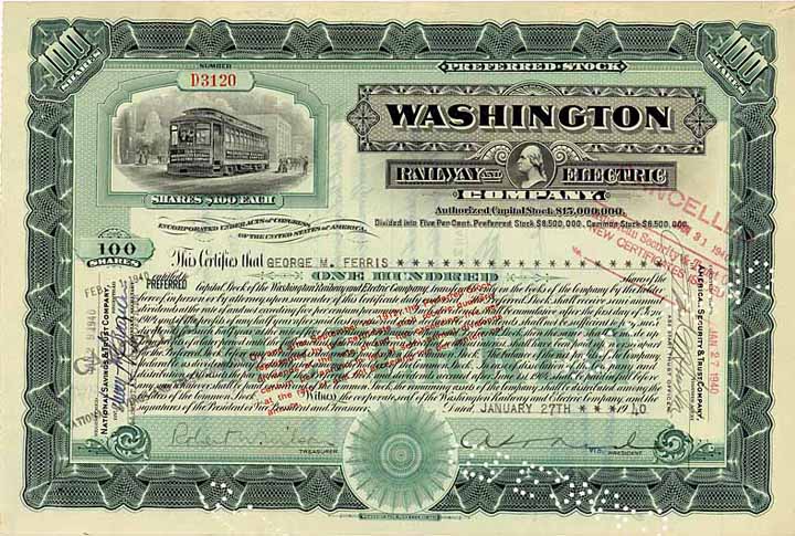 Washington Railway and Electric Co.