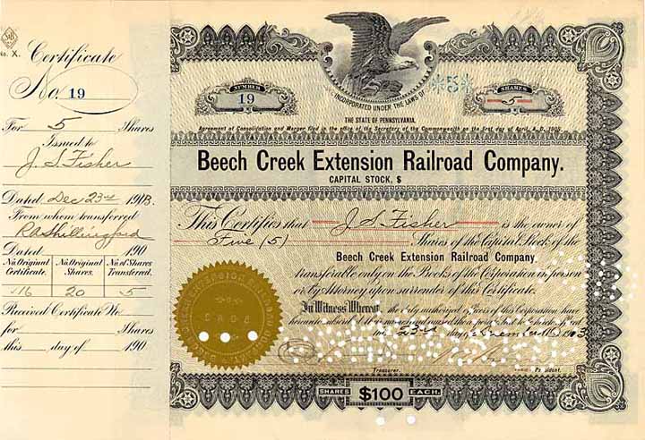 Beech Creek Extension Railroad