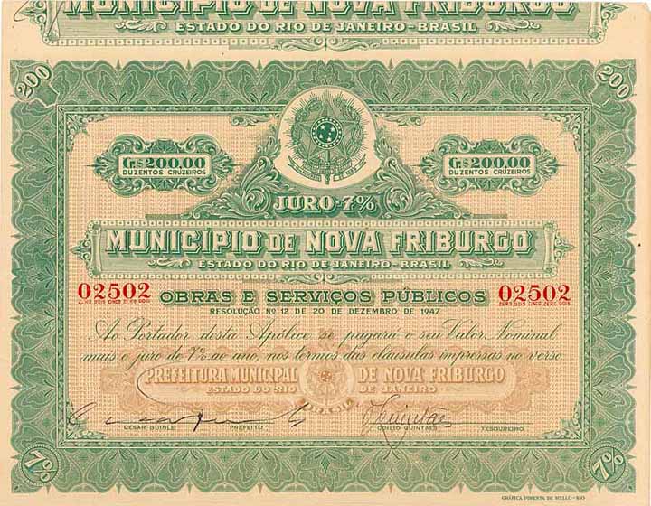 Gemeinde Nova Friburgo (Município de Nova Friburgo)