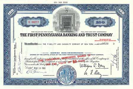 First Pennsylvania Banking and Trust Co.