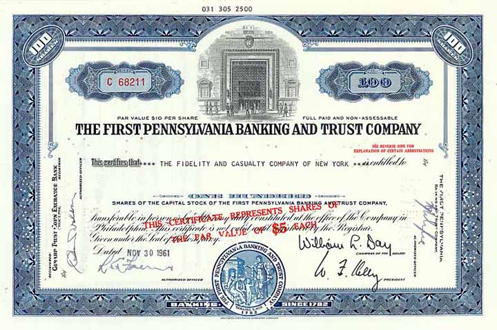 First Pennsylvania Banking and Trust Co.