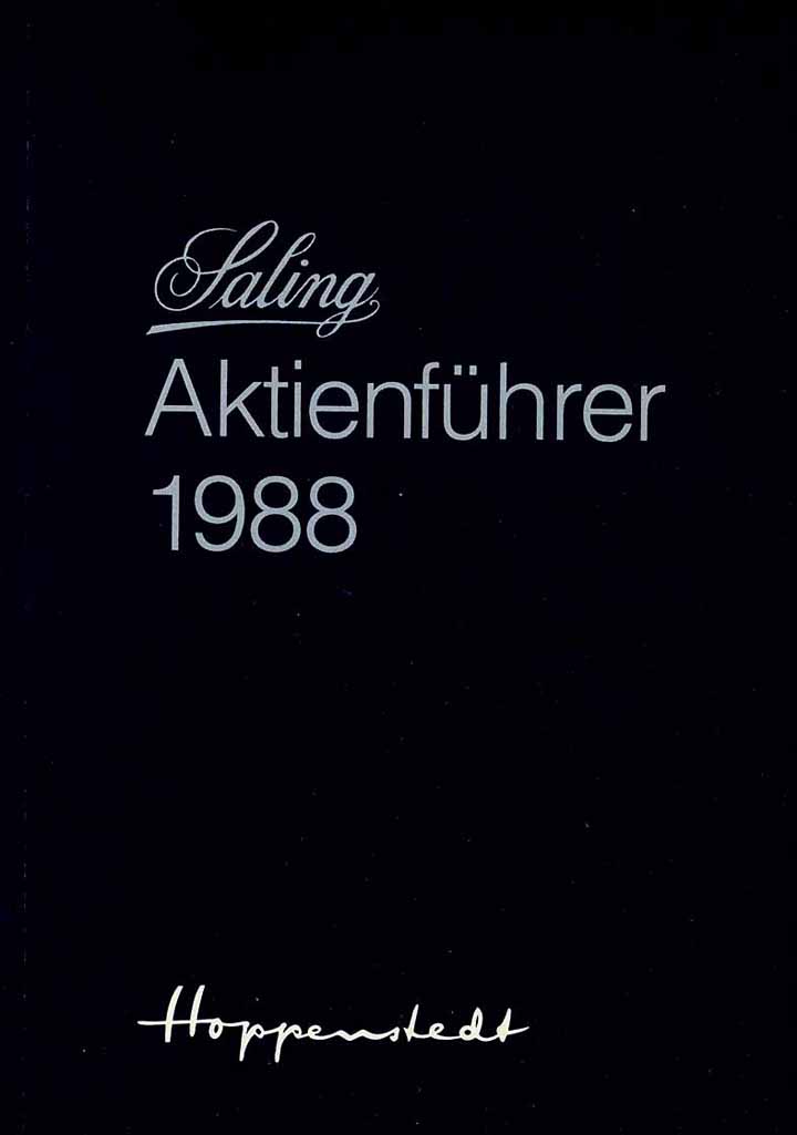 Saling Aktienführer 1988