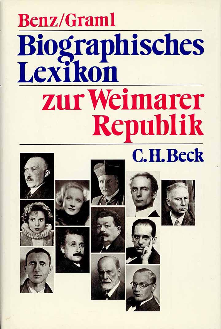 Biographisches Lexikon zur Weimarer Republik