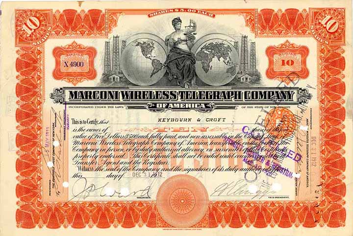 Marconi Wireless Telegraph Co. of America