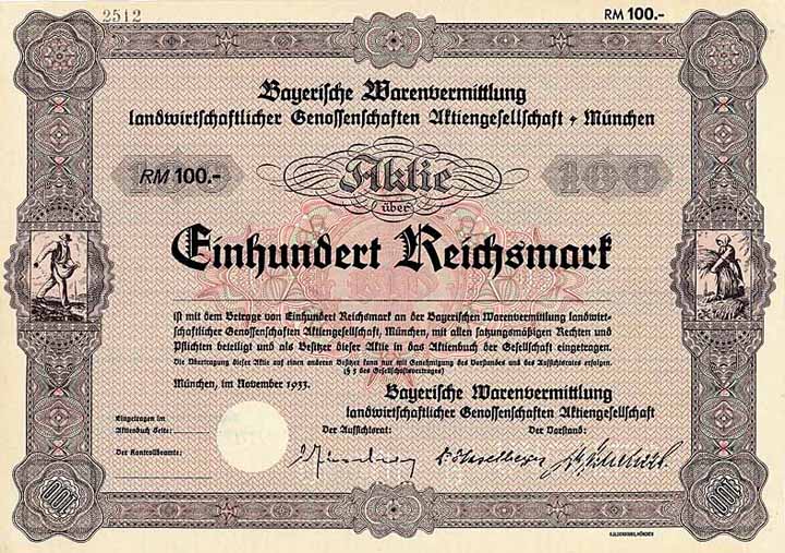 Bayerische Warenvermittlung landwirtschaftlicher Genossenschaften AG