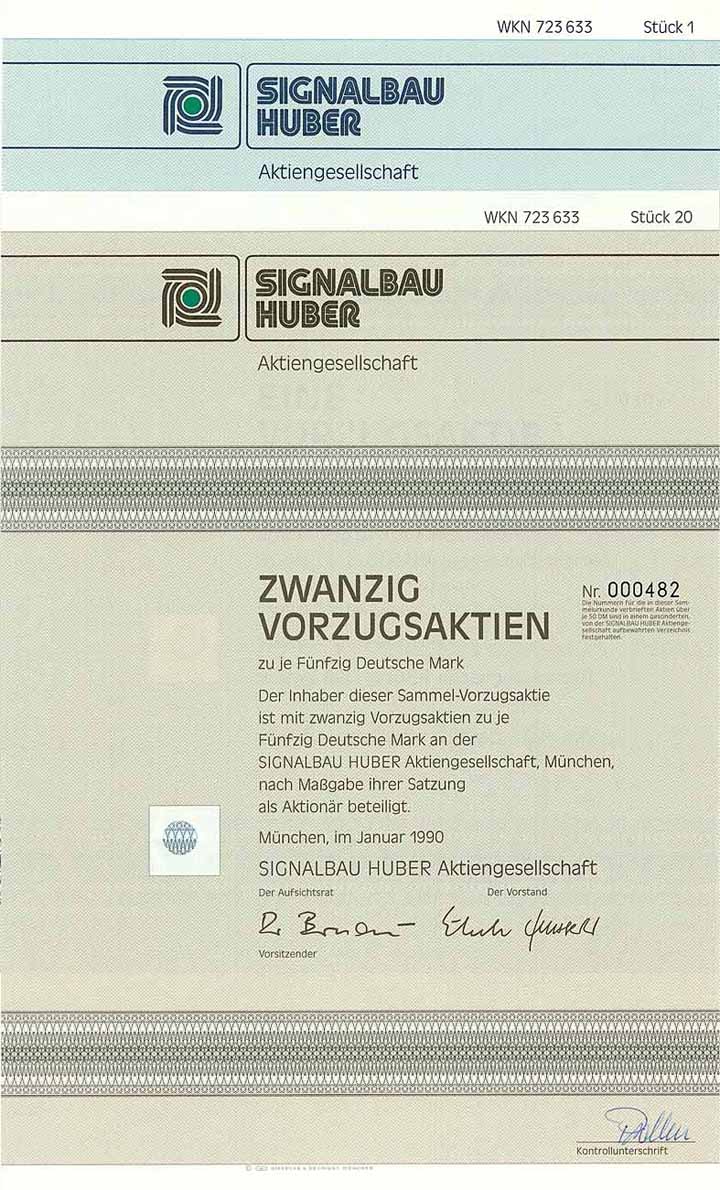 Signalbau Huber AG (2 Stücke)