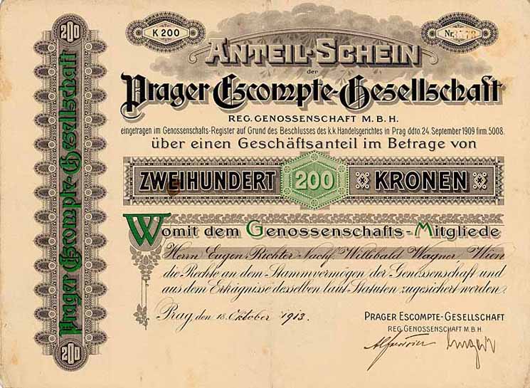 Prager Escompte-Gesellschaft reg.Gen.m.b.H.