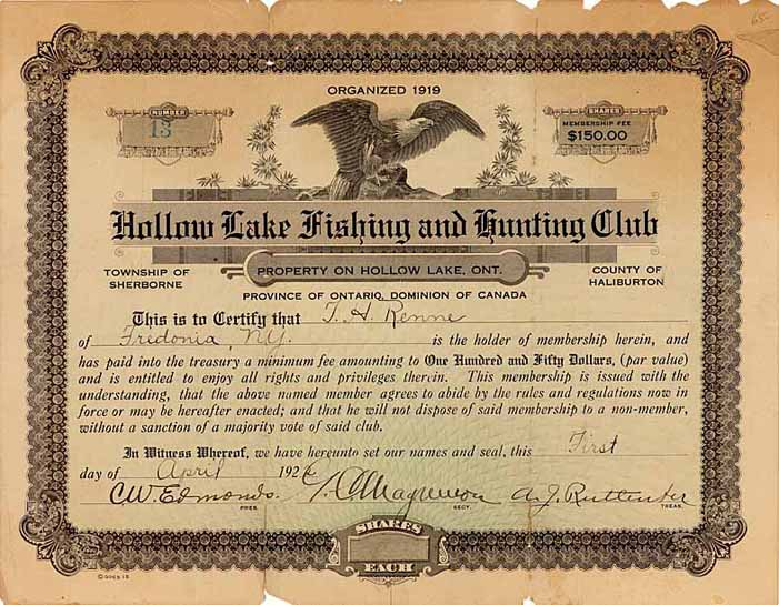 Hollow Lake Fishing and Hunting Club