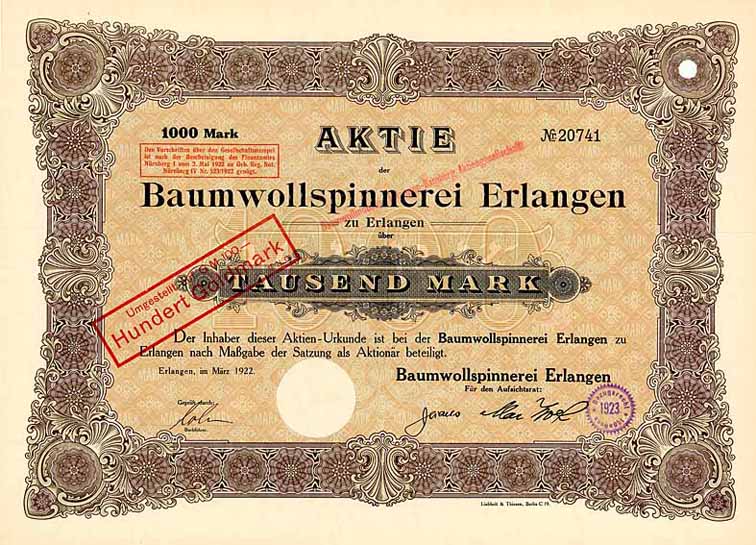 Baumwollspinnerei Erlangen