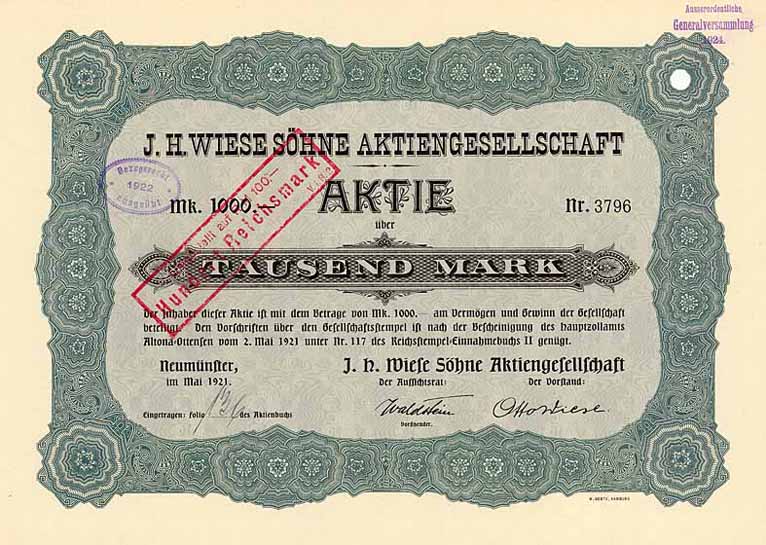 J. H. Wiese Söhne AG