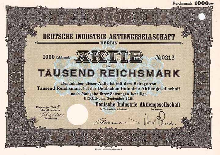 Deutsche Industrie AG