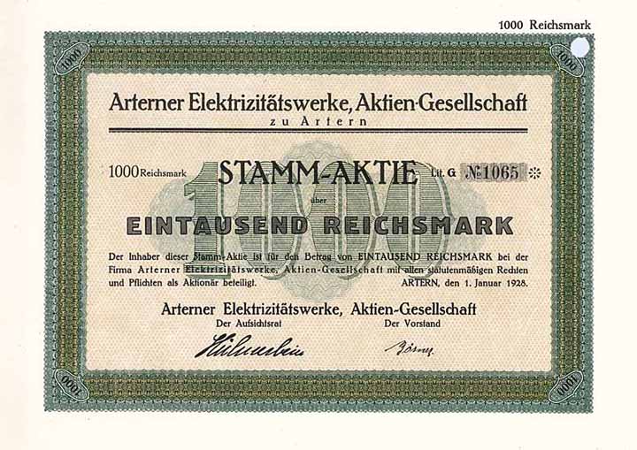 Arterner Elektrizitätswerke AG