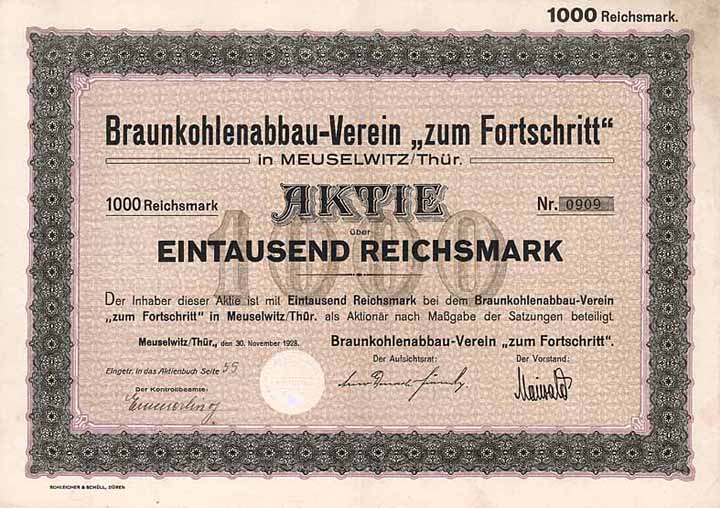 Braunkohlenabbau-Verein „zum Fortschritt“