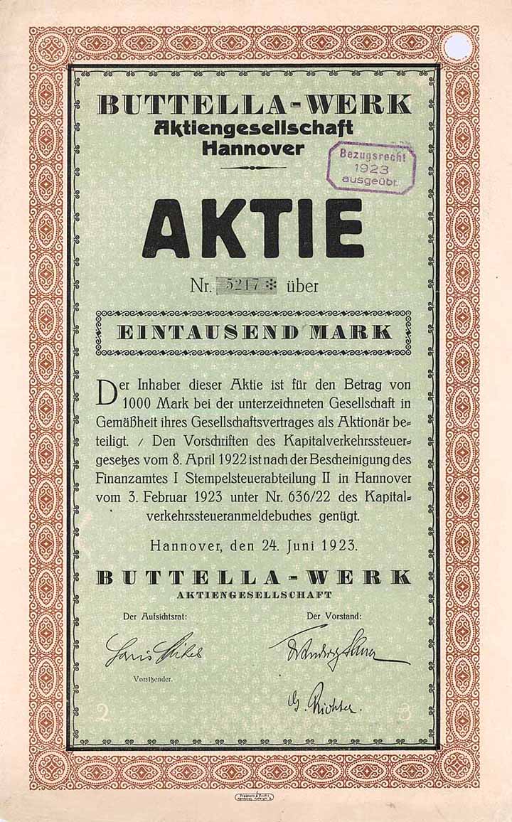 Buttella-Werk AG