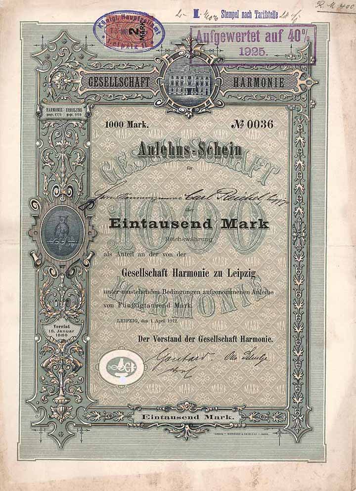 Gesellschaft Harmonie zu Leipzig